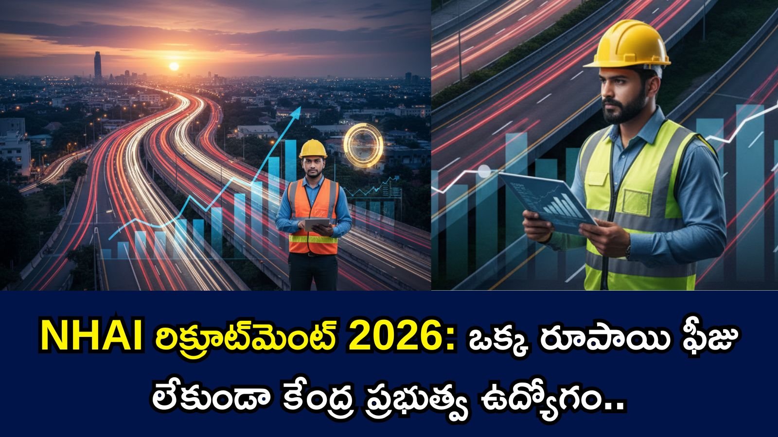 NHAI Recruitment 2026: సివిల్ ఇంజనీర్లకు బంపర్ ఆఫర్.. డిప్యూటీ మేనేజర్ పోస్టుల భర్తీకి నోటిఫికేషన్ విడుదల!