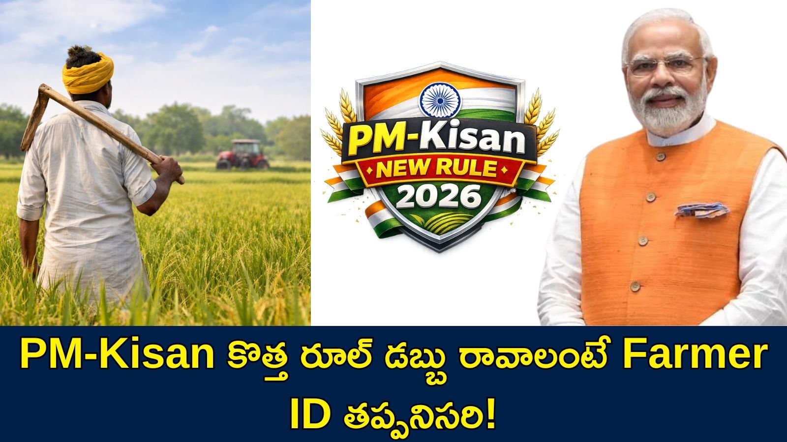 PM Kisan Yojana 2026: ఈ ‘Farmer ID’ లేకుంటే మీ ఖాతాకు డబ్బు రాదు!